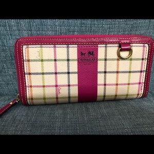 Coach tattersall wallet